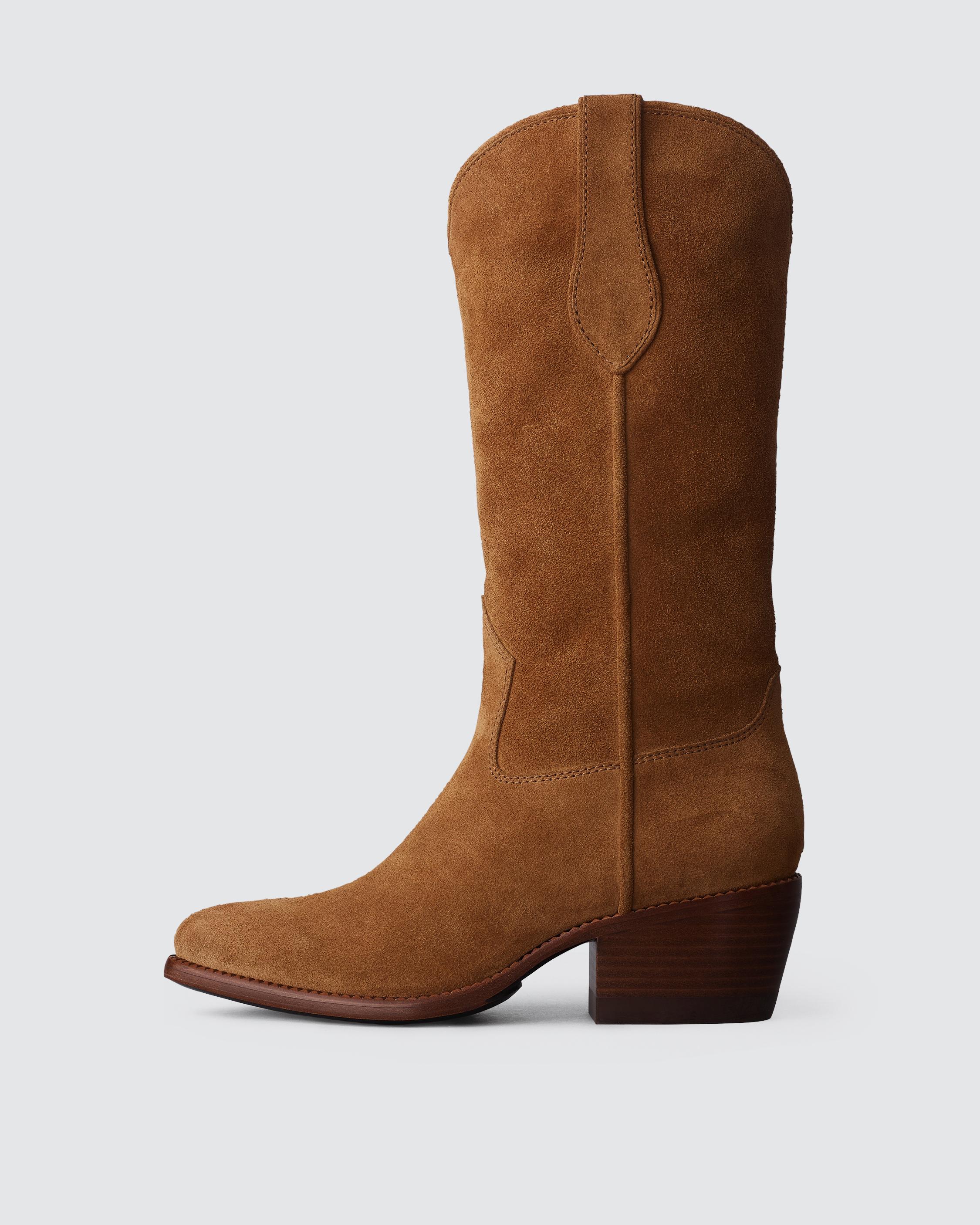 Rb Cowboy Boot - Suede